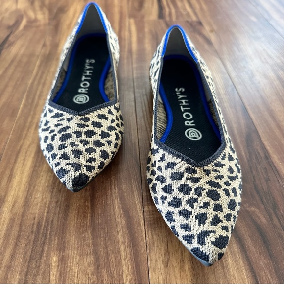 {Rothy’s} Leopard print they point ballet flat Size: 7 - Picture 1 of 6